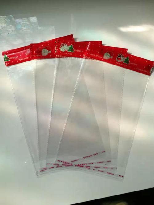 透明opp塑料袋印刷卡头袋圣诞球圣诞礼品包装袋厂家批发定制